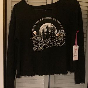 Black and pink sparkly shirt with Bra